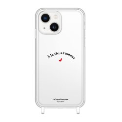 Coque iPhone 13 Mini anneaux silicones A la Vie à l'Amour MOOD x LaCoqueFrançaise 
