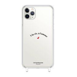 Coque iPhone 11 Pro Max anneaux silicones A la Vie à l'Amour MOOD x LaCoqueFrançaise 