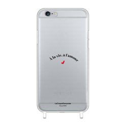 Coque iPhone 6/6s anneaux silicones A la Vie à l'Amour MOOD x LaCoqueFrançaise 