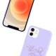 Coque iPhone 11 Silicone Liquide Douce lilas Venice Beach Evetane.