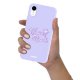 Coque iPhone Xr Silicone Liquide Douce lilas Venice Beach Evetane.