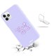 Coque iPhone 11 Pro Silicone Liquide Douce lilas Venice Beach Evetane.