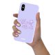 Coque iPhone X/Xs Silicone Liquide Douce lilas Venice Beach Evetane.