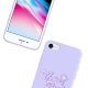 Coque iPhone 7/8/SE 2020 Silicone Liquide Douce lilas Venice Beach Evetane.