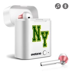 Ecouteurs Sans Fil Bluetooth Rose Gold rose gold New York Ecriture Tendance et Design Evetane.