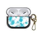 Housse pour Airpods Pro silicone liquide noir Tie And Dye Motif Ecriture Tendance Evetane