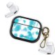 Housse pour Airpods Pro silicone liquide noir Tie And Dye Motif Ecriture Tendance Evetane