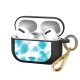 Housse pour Airpods Pro silicone liquide noir Tie And Dye Motif Ecriture Tendance Evetane