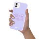 Coque iPhone 11 Silicone Liquide Douce lilas Venice Beach Evetane.