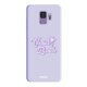 Coque Samsung Galaxy S9 Silicone Liquide Douce lilas Venice Beach Evetane.