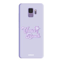 Coque Samsung Galaxy S9 Silicone Liquide Douce lilas Venice Beach Evetane.