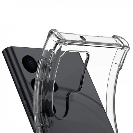 Coque Samsung Galaxy S22 Ultra 5G Antichoc Silicone Coins Renforcés + 2  Vitres en verre trempé Protection écran - Coquediscount