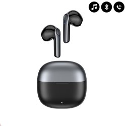 Ecouteurs Bluetooth Double canaux stéréo - réducteur de bruit Noir