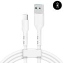 Câble USB - USB-C  charge et transmision de données 1,0m 3A Blanc