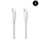 Câble USB-C - USB  1,0m 20W Blanc