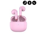 Ecouteurs Bluetooth Double Micro réducteur de bruit BT 5.2 - Rose 