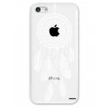 Coque iPhone 5C silicone transparente Attrape reve blanc ultra resistant Protection housse Motif Ecriture Tendance Evetane