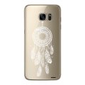 Coque Samsung Galaxy S7 silicone transparente Attrape reve blanc ultra resistant Protection housse Motif Ecriture Tendance Evetane