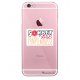 Coque rigide transparent Sorbet rosé pamplemousse iPhone 6 Plus / 6S Plus