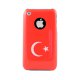 Coque glossy Flag Back Turquie Muvit pour iPhone 3G/3GS