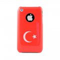 Coque glossy Flag Back Turquie Muvit pour iPhone 3G/3GS