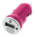 Chargeur allume cigare rose fushia Iphone 3G/3GS 4/4S & 5