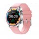 Montre connectée Bluetooth fitness iP67 avec mesure de la pression artérielle  - Rose