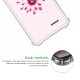 Coque Samsung Galaxy S21 FE Silicone antichocs Solides coins renforcés Protection Housse transparente Fleur Rose Fushia Evetane
