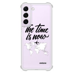 Coque Samsung Galaxy S21 FE Silicone antichocs Solides coins renforcés Protection Housse transparente The time is Now Evetane