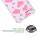 Coque Samsung Galaxy S21 FE Silicone antichocs Solides coins renforcés Protection Housse transparente Cow print pink Evetane