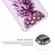 Coque Samsung Galaxy S21 FE Silicone antichocs Solides coins renforcés Protection Housse transparente Ananas Dégradé Violet Evetane