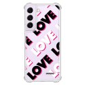 Coque Samsung Galaxy S21 FE Silicone antichocs Solides coins renforcés Protection Housse transparente Love and Love Evetane