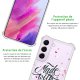 Coque Samsung Galaxy S21 FE Silicone antichocs Solides coins renforcés Protection Housse transparente Made with love Evetane
