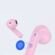 Ecouteurs Bluetooth Double Micro réducteur de bruit BT 5.2 - Rose 