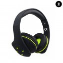 Casque bluetooth noir et vert