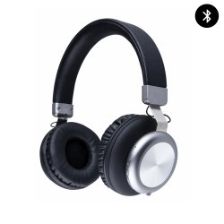 Casque bluetooth noir et argent