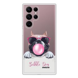 Coque Samsung Galaxy S22 Ultra 5G 360 intégrale transparente Bubble Dog Tendance Evetane.