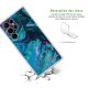 Coque Samsung Galaxy S22 Ultra 5G 360 intégrale transparente Mercure Bleu Tendance Evetane.