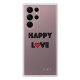 Coque Samsung Galaxy S22 Ultra 5G 360 intégrale transparente Happy Love Tendance Evetane.