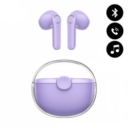 Ecouteurs Bluetooth Violet