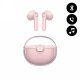 Ecouteurs Bluetooth rose