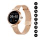 Montre connectée Bluetooth avec suivi d'activité physique, IP68,fréquence cardiaque,rappel sédentarité, multi-sport rose gold