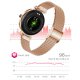 Montre connectée Bluetooth avec suivi d'activité physique, IP68,fréquence cardiaque,rappel sédentarité, multi-sport rose gold