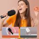 Micro Karaoke avec enceinte Bluetooth Noir