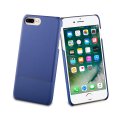 Muvit Coque Skin Case Edition Double Pu Bleu Pour Apple Iphone 7+/8+