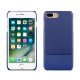 Muvit Coque Skin Case Edition Double Pu Bleu Pour Apple Iphone 7+/8+