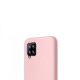 Coque Samsung Galaxy A42 Silicone liquide Rose + 2 Vitres en Verre trempé Protection écran Antichocs