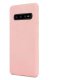 Coque Samsung Galaxy S10 Silicone liquide Rose + 2 Vitres en Verre trempé Protection écran Antichocs