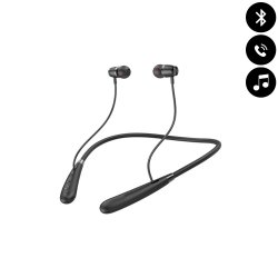 Ecouteurs Bluetooth spécial sport avec étanchéité IPX5 Noir 