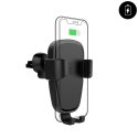 Support de téléphone de charge sans fil pour voiture sur grille d'aération -  10W